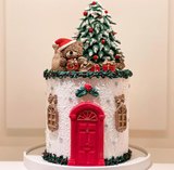 Christmas Fancy Front Door Silicone Mold