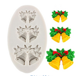 Christmas  Bells Silicone Mold