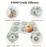 Mini Fluted Cake Pan, 6-Cavity ,