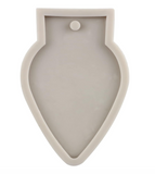 2pc Light Bulb Shape Christmas Ornament Resin Mold, Christmas Silicone Casting Molds, Christmas Pendant Keychain Mold for DIY Resin Crafting