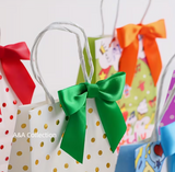 12 ct  Rainbow Bows Bows 3.15"