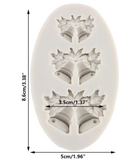 Christmas Mistletoe or Bells  Silicone Mold