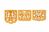 Mexican Papel Picado Cookie Cutter and Stamp with Size Option