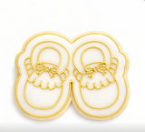 Baby Boy or Girl Moccasin Shoes, Cookie Cutter and Stamp with Size Options