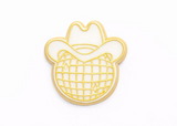 Disco Ball Cowboy Hat Cookie Cutter and Stamp Size Options