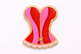 Valentine’s Sweet Romance Corset Cookie Cutter and Stamp with Size Option