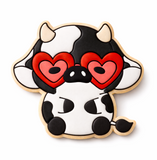 Cute Cow Love you Moo-re Cookie Cutter and Stamp
