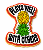 Plays Well With Others Cookie Cutter and Stamp