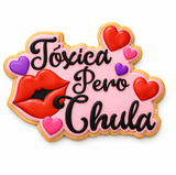 Toxica Perro Chula Cookie Cutters with Stamp Size Option