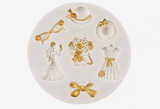 Wedding Theme silicone mold