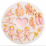 Ballerina Theme Silicone  Mold