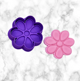 Spring Flower C Cookie Cutter and Stamp