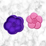 Spring Flower D Cookie Cutter and Stamp