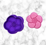 Spring Flower D Cookie Cutter and Stamp