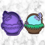 Easter Basket B Cookie Cutter and Stamp