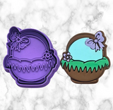 Easter Basket B Cookie Cutter and Stamp