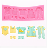 Baby Clothes Silicone Mold 3D