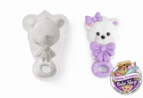 Teddy Bear Rattle Silicone Mold