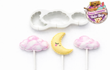 Ballooon Style Cloud & Moon Silicone Mold