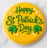 St. Patrick's Day Cookie Cutter and Stamp Style 3