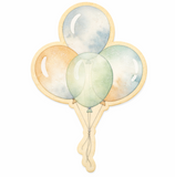 Four Balloon Cookie Cutter