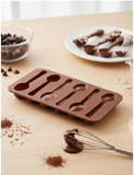 Chocolate Spoon Silicone Mold – Mini Dessert Spoon Mold