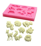 Forest Animals Silicone Mold