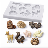Forest Animals Silicone Mold