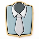 Classic Dad Shirt & Tie Cookie Cutter & Stamp