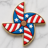 Patriotic Pinwheel Cookie Cutter & Stamp