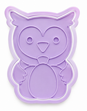 Autumn Owl with Pumpkin Cookie Cutter & Embosser Stamp Set