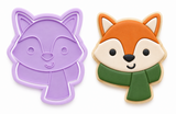 Woodland Fox Cookie Cutter & Embosser Stamp Set