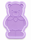 Pumpkin Belly Bear Cookie Cutter & Embosser Stamp Set