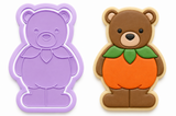 Pumpkin Belly Bear Cookie Cutter & Embosser Stamp Set