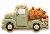 Harvest Pumpkin Truck Cookie Cutter & Embosser Stamp Set