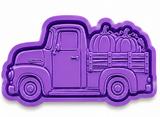 Harvest Pumpkin Truck Cookie Cutter & Embosser Stamp Set