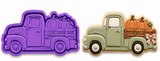 Harvest Pumpkin Truck Cookie Cutter & Embosser Stamp Set
