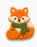 Woodland Fox & Pumpkin Cookie Cutter & Embosser Stamp Set