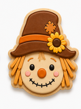 Sunflower Scarecrow Cookie Cutter & Embosser Stamp Set