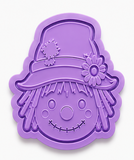 Sunflower Scarecrow Cookie Cutter & Embosser Stamp Set