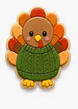 Cozy Sweater Turkey Cookie Cutter & Embosser Stamp Set