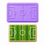 Soccer Field Cookie Cutter & Embosser Set