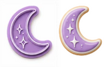 Celestial Crescent Moon Cookie Cutter & Embosser Set