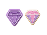 Diamond Gem Cookie Cutter & Embosser Set