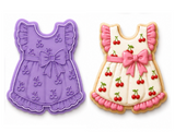 Cherry Baby Dress Cookie Cutter & Embosser Set