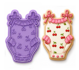 Cherry Baby Onesie Cookie Cutter & Embosser Set