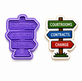 Courtrooms, Contracts & Change Cookie Cutter & Embosser