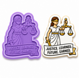 Lady Justice Cookie Cutter & Embosser