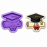 J.D. Diploma Cookie Cutter & Embosser