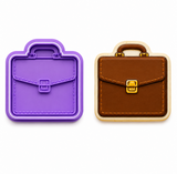 Briefcase Cookie Cutter & Embosser